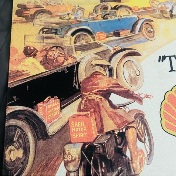 Vintage retro Shell Motor Oils “The Unanimous Choice” sign c 1995 - Picture 10 of 15